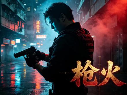 宝石老舅的《枪火》MV,拍得像枪战剧,还有点港台剧那味儿#AI原创 #枪火 #香港黑帮电影 #AI歌曲