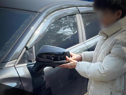 你下车还在手掰后视镜吗,升级后视镜折叠,告别手掰的尴尬#锋兰达#锋兰达改装#丰田#汽车改装升级 #后视镜折叠