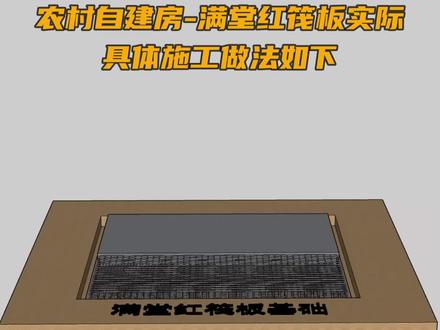 农村自建房最贵的基础,就是满堂红筏板基础,具体施工做法如下#农村自建房 #别墅设计 #地基基础 #地基