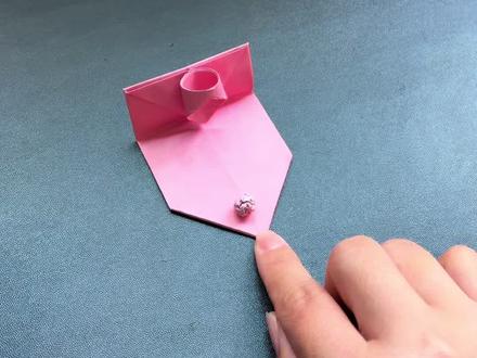 迷你版投篮折纸 #简单易学的折纸教程 #投篮玩具 #折纸投篮机教程 #折纸玩具