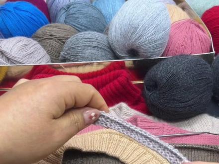 #秋冬新款 #原创设计 鸡心领起针1来了