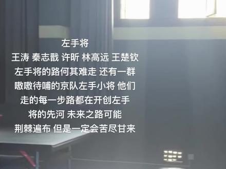 是左手 也是传承#许昕 #王楚钦 #林高远 #乒乓球 #左手
