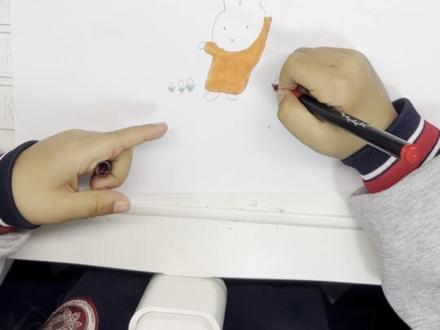 今天来画米菲兔#跟着抖音学画画 #画画使我快乐#画画教程