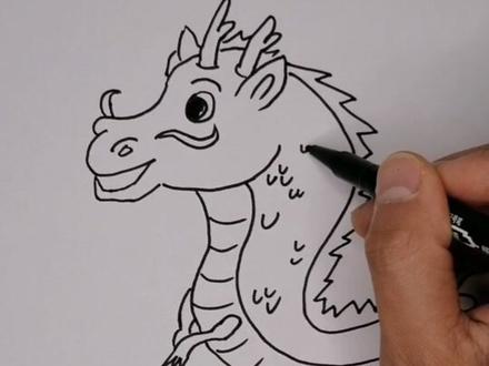 #神龙 #龙的简笔画 龙的简笔画来了,愿在视频下方评论的人能实现自己的一个愿望!@DOU+小助手