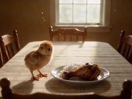 小鸡黑化#AI新春游园会 #AI创作浪潮计划#小鸡 #治愈