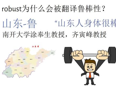 robust为什么会被翻译鲁棒性@山东文旅频道 #山东文旅 #单词秒记