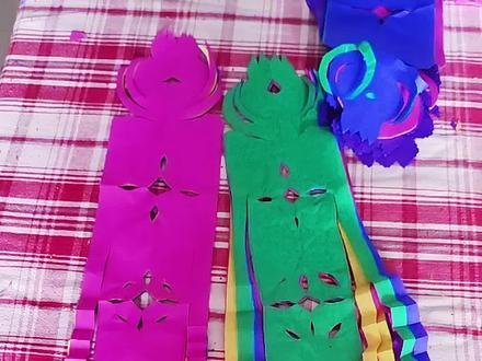 纸胡须教程来了#剪纸#清明节上坟祭祖