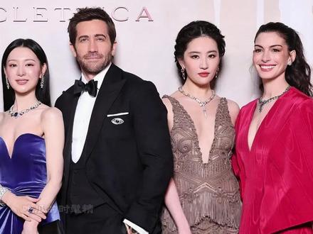 东西方四位顶级女神同框,各美各的! #宝格丽 #刘亦菲 #安妮海瑟薇 #金智媛