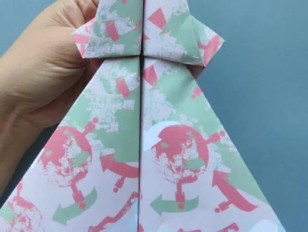 #折纸教程 穿越机有折错的吗?欢迎来点评!#亲子手工折纸 #趣味简单折纸 #简单折纸视频