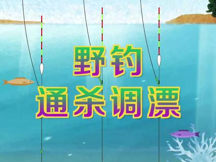 比大跑铅灵敏一些的野钓通杀调漂方法#钓鱼教学 #钓鱼技巧 #野钓 #调漂技巧 #户外钓鱼 #浮漂 #快乐垂钓 @DOU+小助手