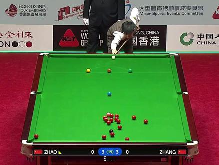 2026香港大奖赛,赵心童彻底打疯了,轰出145分创造记录! #2026斯诺克世界大奖赛 #huya斯诺克