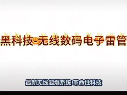 #无线数码电子雷管