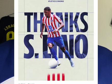 利诺离开马竞#马竞 #足球 #弗拉门戈