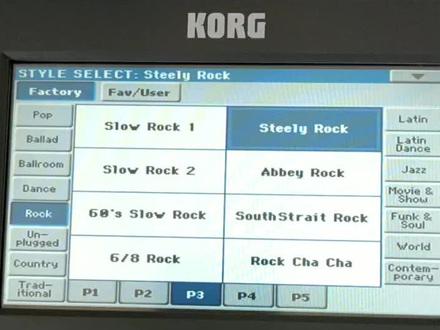 KORG Pa 600 节奏的调整 同时实用具它50 300 500 800 900