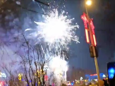 大同春节燃放烟花爆竹