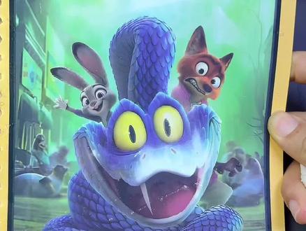 哇塞,带彩图反复可以涂鸦的 #疯狂动物城 #书画本 #疯狂动物城水画本 #画画启蒙 #宝宝学画画