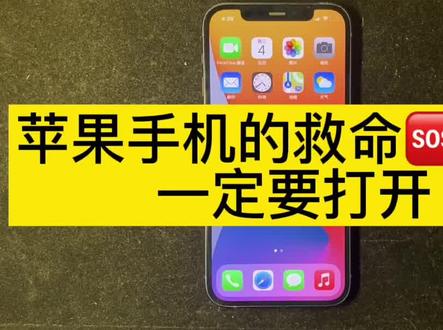 苹果手机的救命功能🆘,一定要打开,13人,12人,11人们#苹果手机使用小技巧 #手机使用小技巧#手机知识分享#紧急呼叫救援