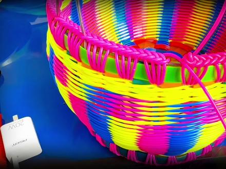 手工编篮子,单钢丝收口教程#编篮子 #藤条编织 #藤编 #给我一双巧手 #手工