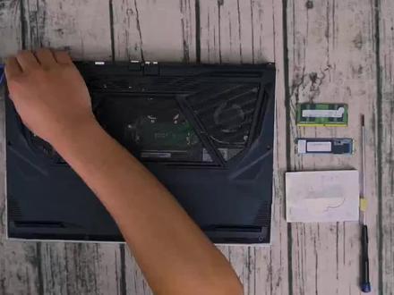 拆机升级教程6#机械师游戏本 #机械师f117