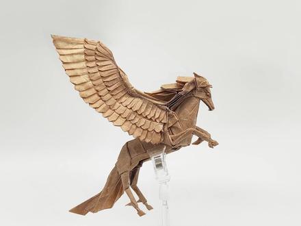 超梦幻的天马B3折纸教学(第一部分) #设计 #折纸 #折纸教程 #艺术 #DIY