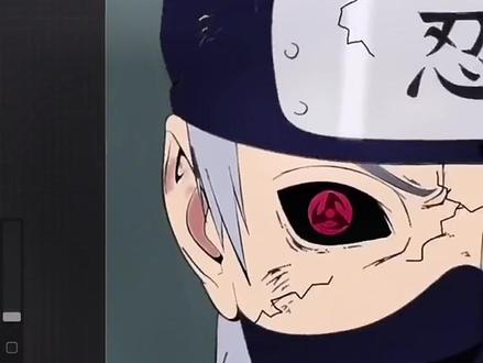 双#写轮眼 #卡卡西 #秽土转生 之后的样子#matepad天生会画 #绘画过程 #卡殿 #火影#充能计划动漫