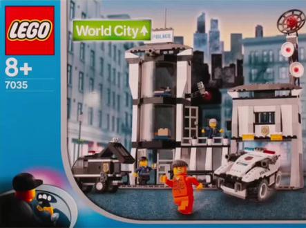 乐高城市组警局进化史