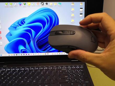 联想小新蓝牙静音鼠标 MS-358 手感一流 多功能静音舒适 #外设