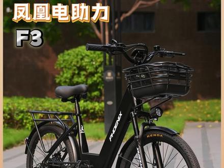 凤凰大品牌,售后有保障,电池耐用、车身抗造。 免驾照就可以骑#凤凰f3 #凤凰电助力自行车 #电助力车 #电动自行车 #新国标电动车