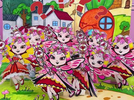 这么多彩虹公主,谁才是真的? #彩虹护卫队 #彩虹护卫队公主 #彩虹护卫队玩具 #自制玩具 #立体场景