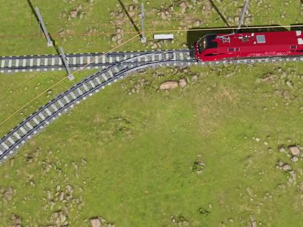 火车安全变轨不脱轨的原理 #科普一下 #科技 #火车