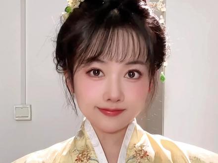 全真发无发包|一次性学三款超简单汉服盘发,很适合新年扎哦~ #汉服发型教程 #明制发型 #新年汉服发型 #全真发汉服造型 #汉服发型