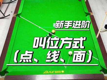 走位方式(点,线,面) #台球 #台球教学 #台球技巧 #台球走位