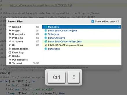 IntelliJ IDEA使用技巧:Ctrl E #java #编程 #程序员