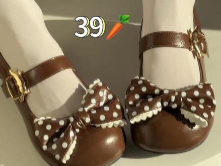 波点芙芙真滴很萌!#吃我一波lolita安利 #lo鞋安利 #lo鞋#鞋控日常 #萌