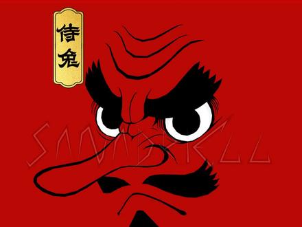 #能面 鬼灭之刃里那些神秘的假面,究竟隐藏了什么秘密?#鬼灭之刃 #般若 #天狗 #鳞泷左近次 #日式纹身 #日式老传统