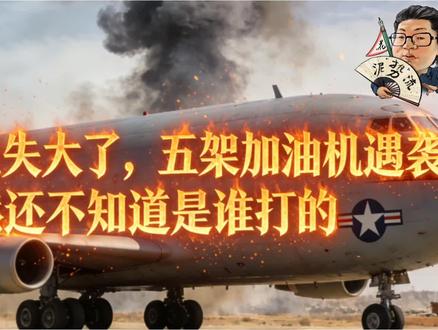 花千芳:美国这下损失大了,五架加油机遇袭,居然不知道是谁打的