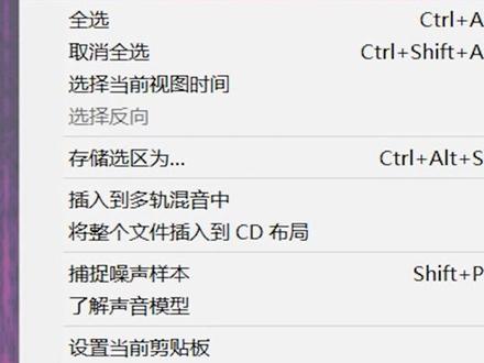 #有声书 小白看过来,你们要的AU处理口水音教程来了!#录音 #有声书录音 @抖音小助手