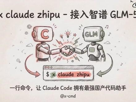 💡 x claude zhipu - 接入智谱 GLM-5 想让 Claude Code 用上智谱 GLM-5?一行命令就够!
✨ 核心亮点:
• ⚡ 极简体验 - 告别繁琐配置,无需研究环境变量
• 🤝 双剑合璧 - Claude Code 任务编排 + 智谱 AI 代码专长
• ⚡ 秒速配置 - 已安装 x-cmd?整个适配不到 10 秒
#agent #ai #claude #智谱ai #GLM5