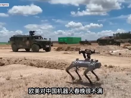 欧美破防了!中国机器人春晚一表演,西方急了:能跳舞就能打仗