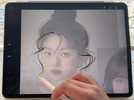 【procreate教程篇】灵动的发丝飞起来~#procreate #画画 #绘画过程