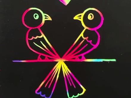 三步画小鸟,一看就会,超简单 #画画 #简笔画