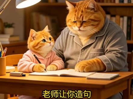 女儿造句大型造谣现场,胖橘当场崩溃 #萌娃造句大型翻车 #搞笑家庭日常 #萌宠出道计划