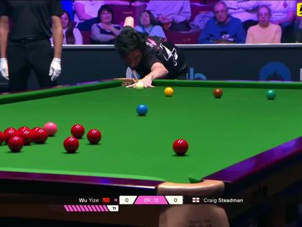 最新比赛,吴宜泽状态爆棚,单局限时赛飞速清台破百,单杆141分!#斯诺克 #斯诺克 #吴宜泽 #2025单局限时赛 #斯诺克单局限时赛