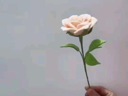 卡布奇诺玫瑰花教程#手工diy #扭扭棒的100种玩法 #卡布奇诺玫瑰教程