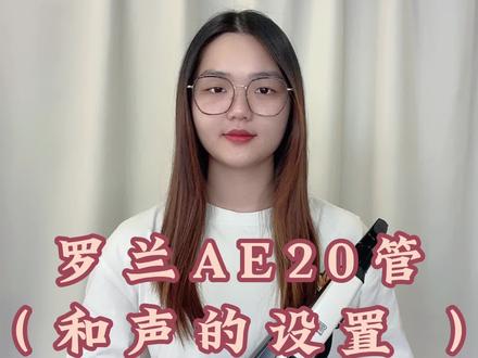 罗兰AE20零基础教学——和声的设置#电吹管教学 #罗兰电吹管 #电吹管 @抖音小助手 @DOU+上热门