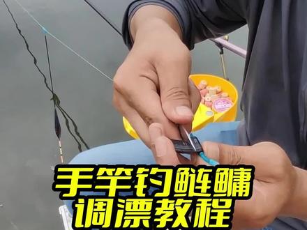 手竿抽鲢鳙详细调漂过程,助你一臂之力#浮钓鲢鳙 #爱生活爱钓鱼 #原来钓鱼才是抖音运动顶流