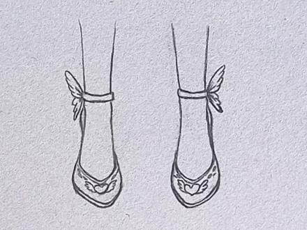 正面鞋子的画法#简笔画 #画画教程 #简笔画教程 #绘画步骤 #内容启发搜索