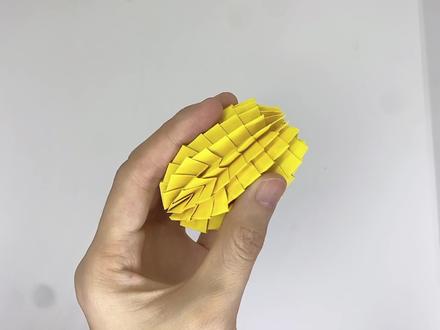 魔法球,能变大变小,还能无限翻转。#创意手工 #折纸教程