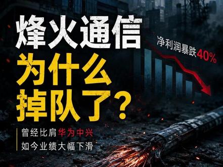 曾经比肩华为中兴,烽火通信为什么掉队了? #烽火通信 #股市分析 #财报解读 #商业思维 #土海兄弟