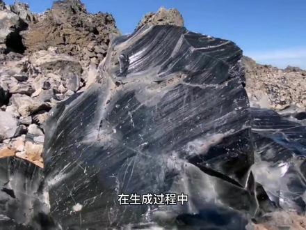 集日月精华于一身的黑曜石形成过程居然是这样的!#宝石哥 #宝石直播 #宝石鉴定 #黑曜石